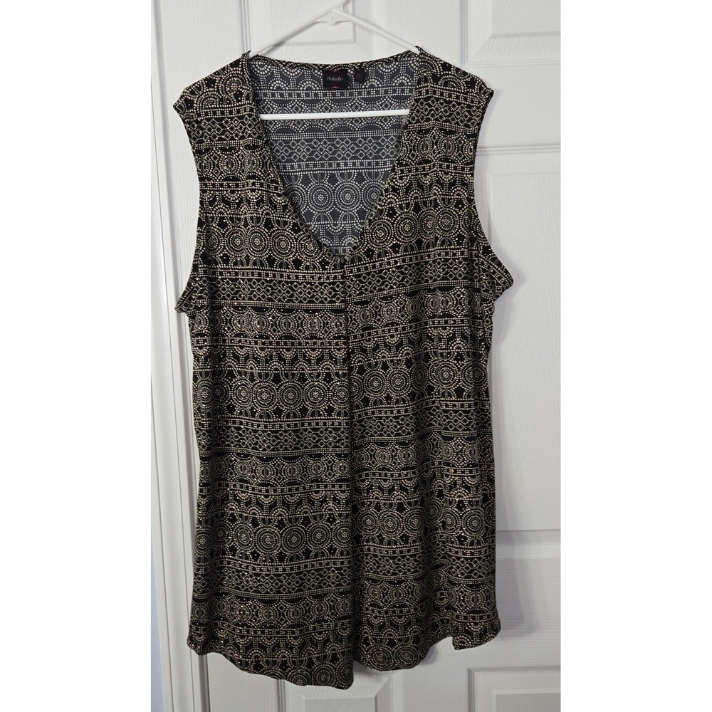 Rafaella Womans Sleeveless Blouse Plus Size 3X.‎
